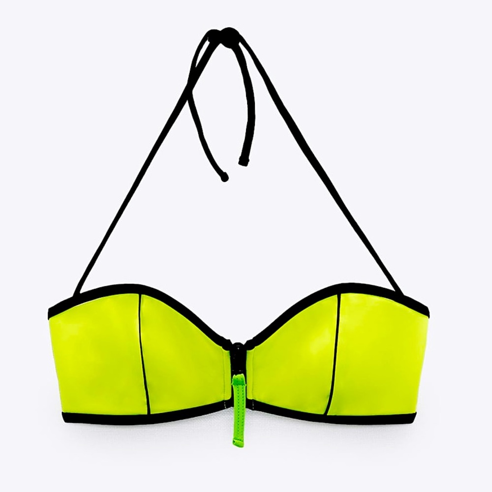 Zara bandeau bikini top Small